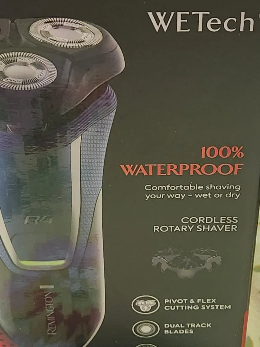 Remington WETech Waterproof Cordless Rotary Shaver New In Box